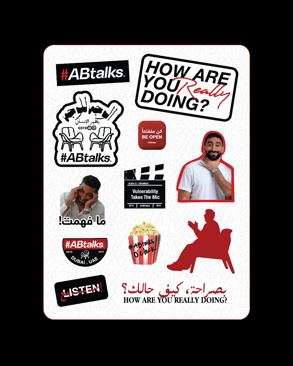 #ABtalks Sticker Sheets Pack