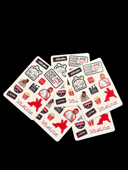 #ABtalks Sticker Sheets Pack