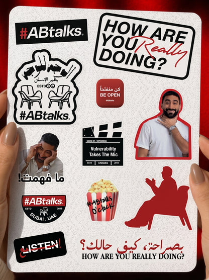 #ABtalks Sticker Sheets Pack